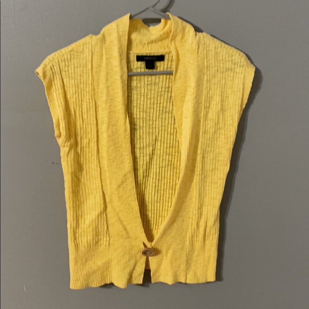 Short sleeved sweater, dress cover from Express